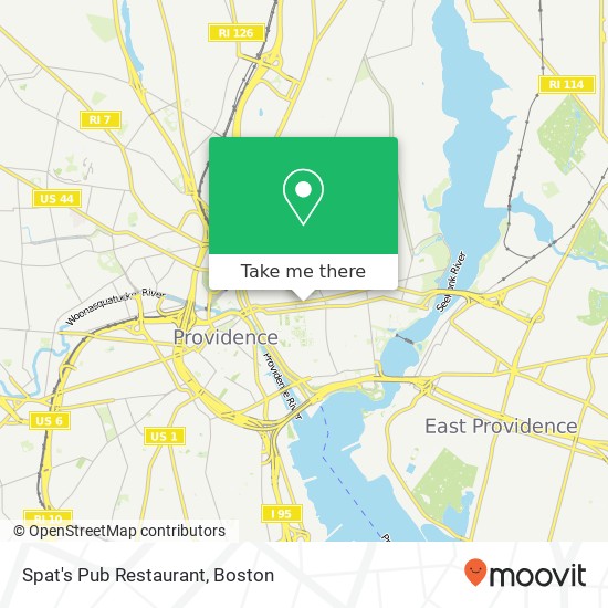 Mapa de Spat's Pub Restaurant