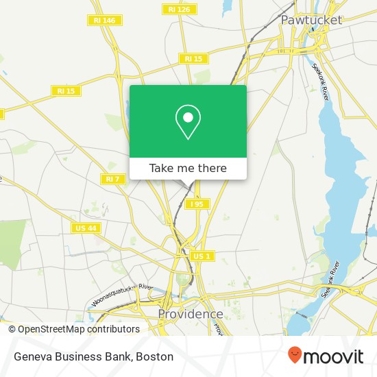 Geneva Business Bank map