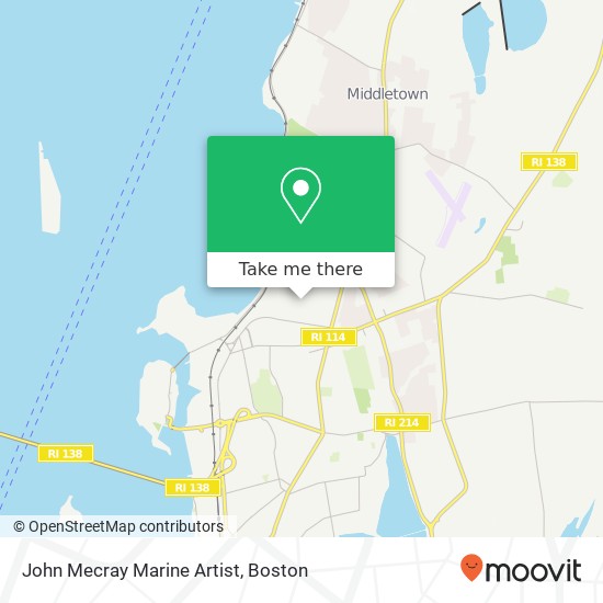 John Mecray Marine Artist map
