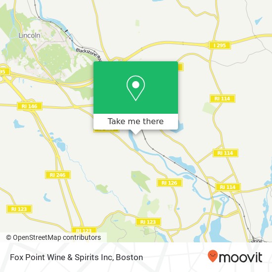 Fox Point Wine & Spirits Inc map