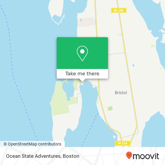 Ocean State Adventures map