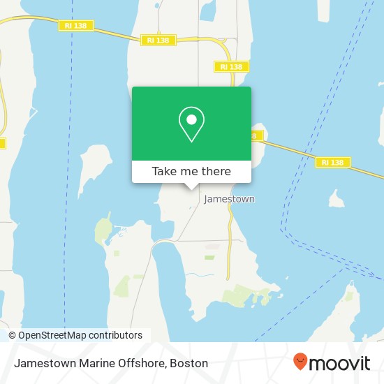 Mapa de Jamestown Marine Offshore