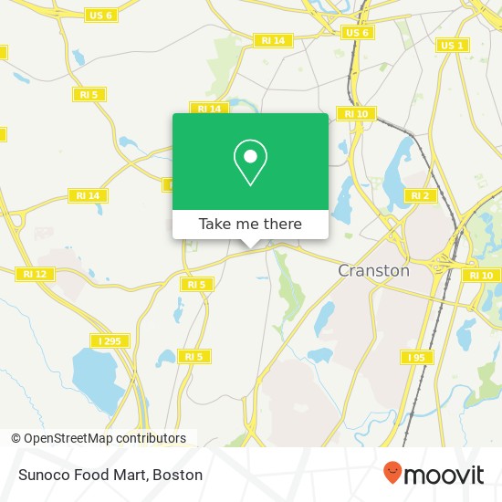 Mapa de Sunoco Food Mart