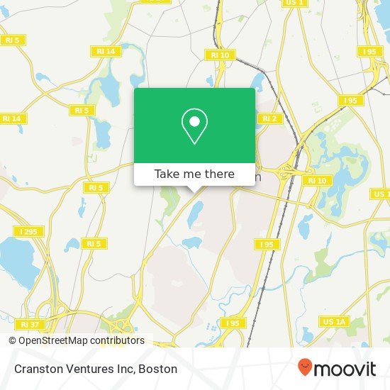 Cranston Ventures Inc map