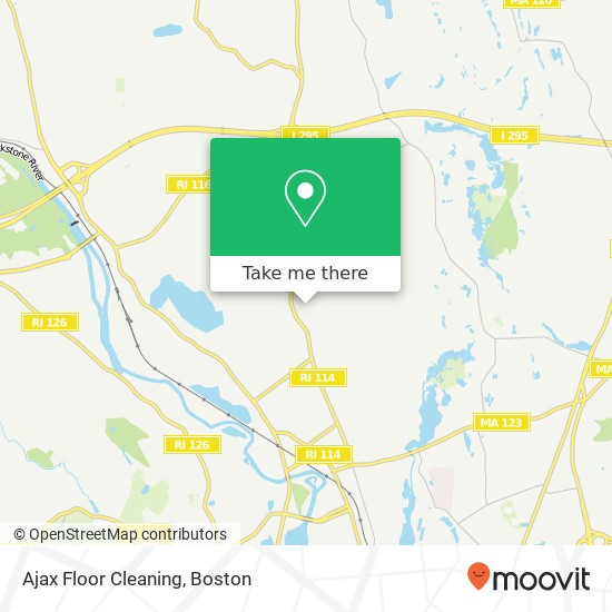 Ajax Floor Cleaning map