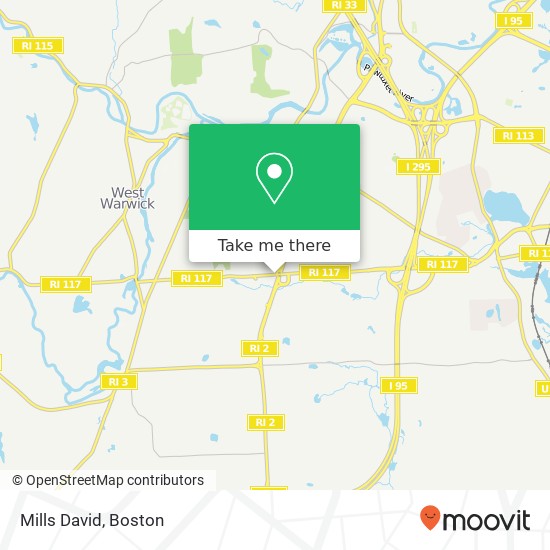 Mills David map