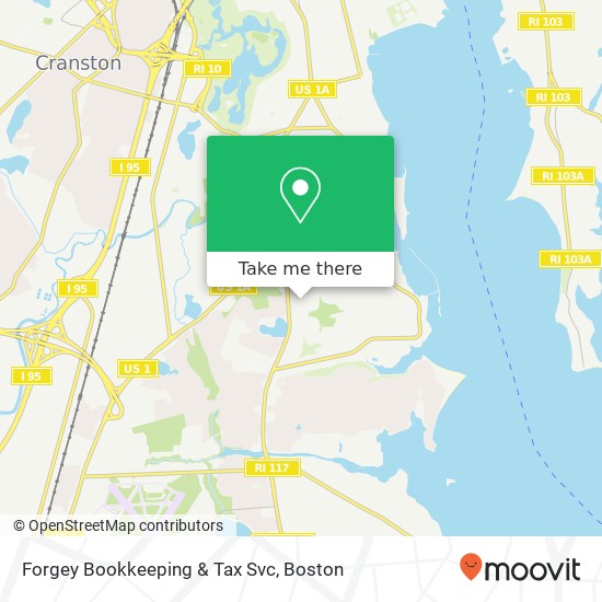 Forgey Bookkeeping & Tax Svc map