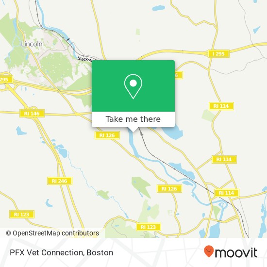Mapa de PFX Vet Connection
