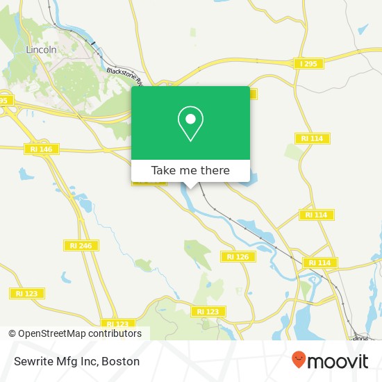 Sewrite Mfg Inc map