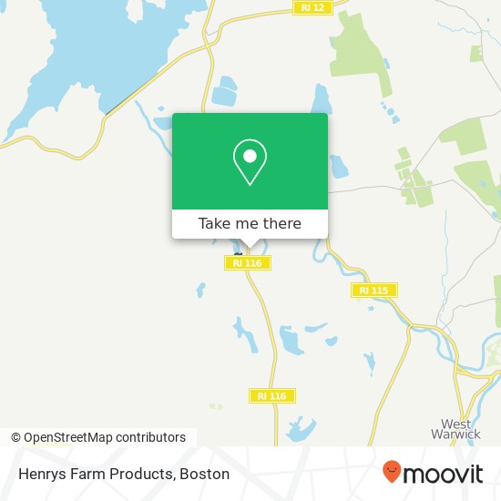 Mapa de Henrys Farm Products