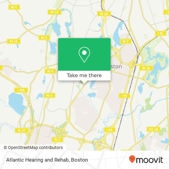 Mapa de Atlantic Hearing and Rehab