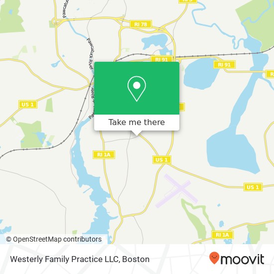 Mapa de Westerly Family Practice LLC