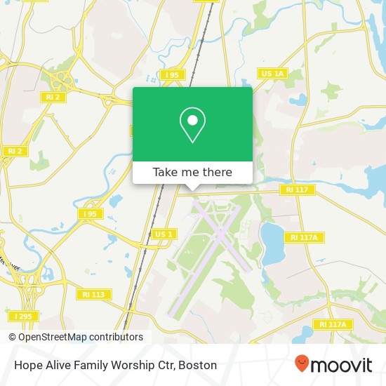 Hope Alive Family Worship Ctr map