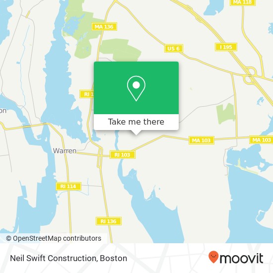 Neil Swift Construction map