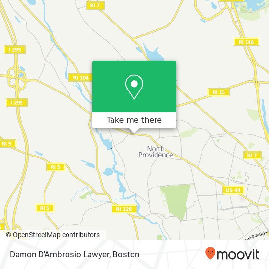 Mapa de Damon D'Ambrosio Lawyer