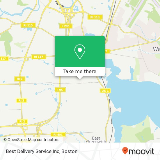 Mapa de Best Delivery Service Inc