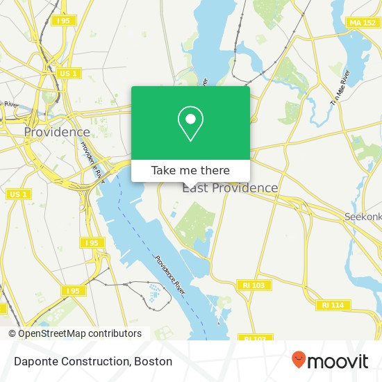 Daponte Construction map