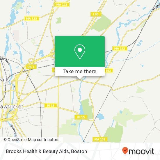 Mapa de Brooks Health & Beauty Aids