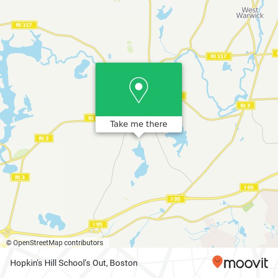 Mapa de Hopkin's Hill School's Out