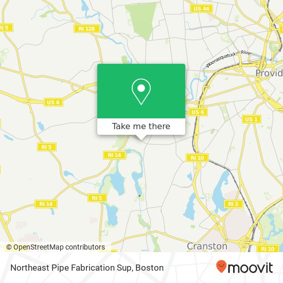 Northeast Pipe Fabrication Sup map