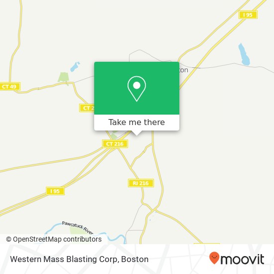 Western Mass Blasting Corp map