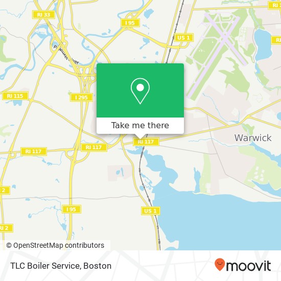 Mapa de TLC Boiler Service