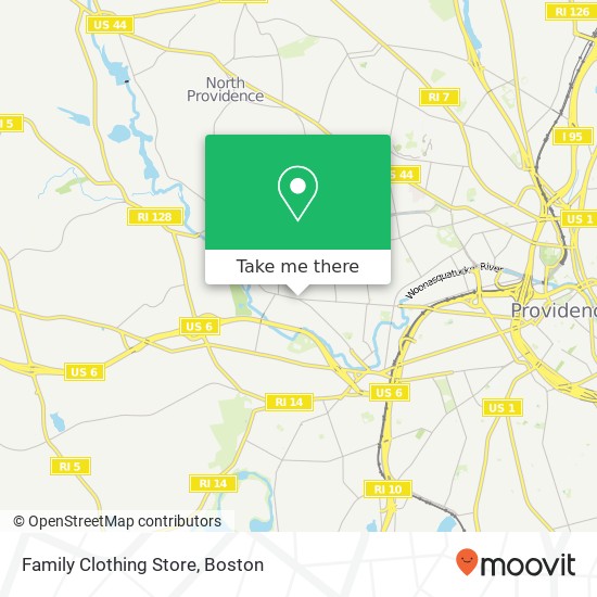 Mapa de Family Clothing Store