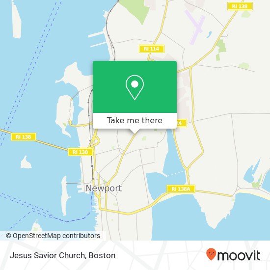 Jesus Savior Church map