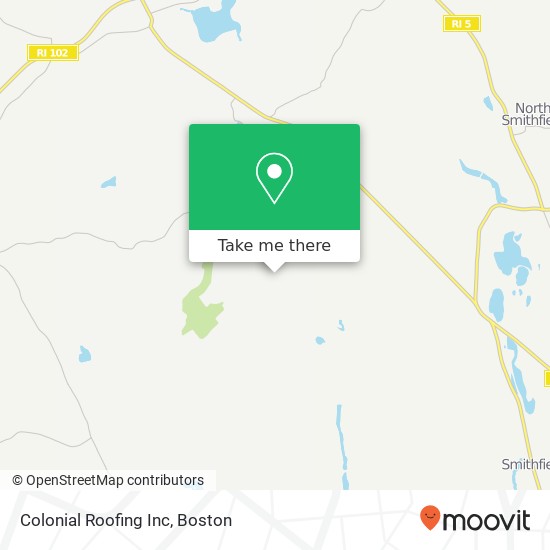 Colonial Roofing Inc map