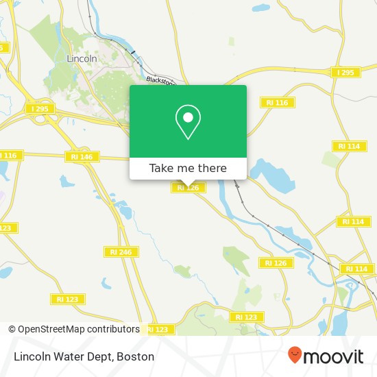 Mapa de Lincoln Water Dept