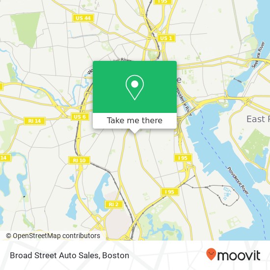 Broad Street Auto Sales map