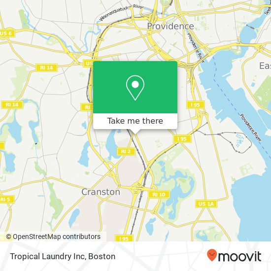 Tropical Laundry Inc map