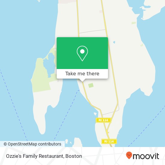 Mapa de Ozzie's Family Restaurant