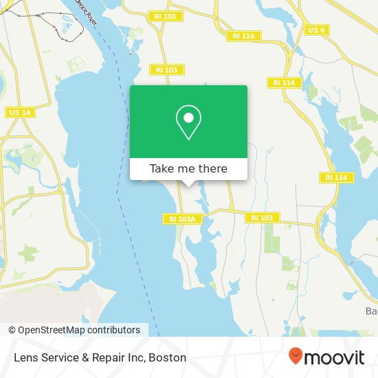 Lens Service & Repair Inc map