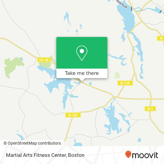 Martial Arts Fitness Center map