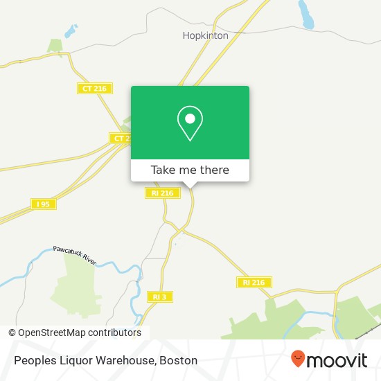 Mapa de Peoples Liquor Warehouse