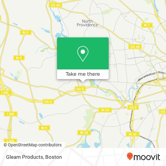 Gleam Products map