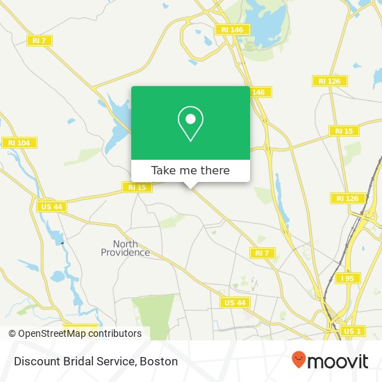 Discount Bridal Service map