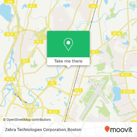 Zebra Technologies Corporation map
