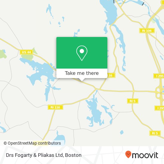Drs Fogarty & Pliakas Ltd map