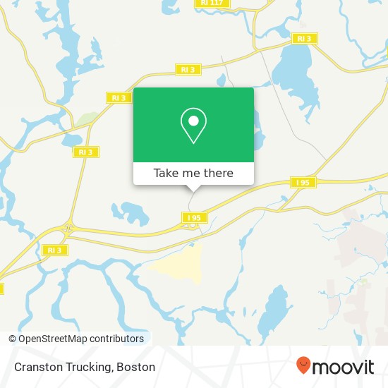 Cranston Trucking map