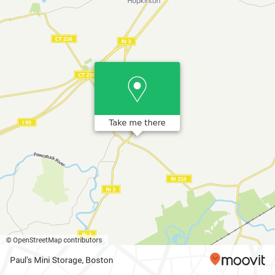 Mapa de Paul's Mini Storage