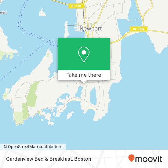 Gardenview Bed & Breakfast map