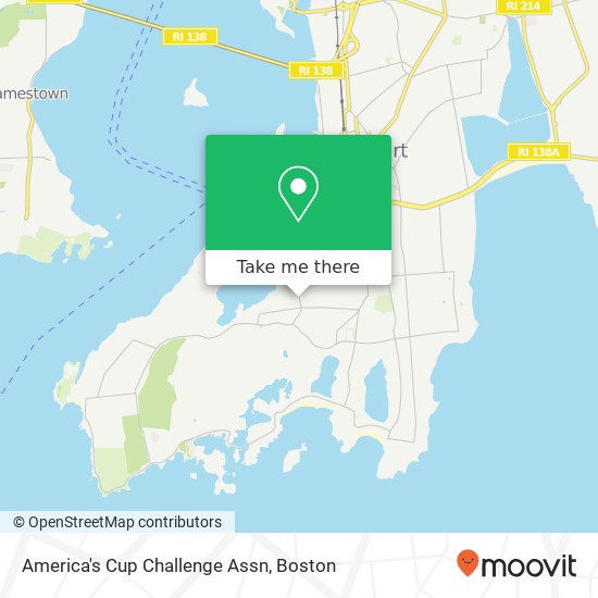 America's Cup Challenge Assn map