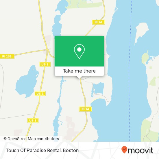 Touch Of Paradise Rental map