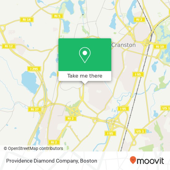 Mapa de Providence Diamond Company
