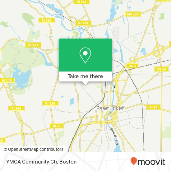 YMCA Community Ctr map