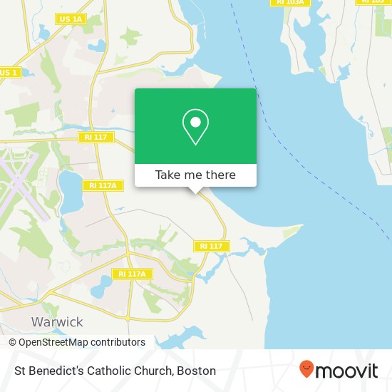 St Benedict's Catholic Church map