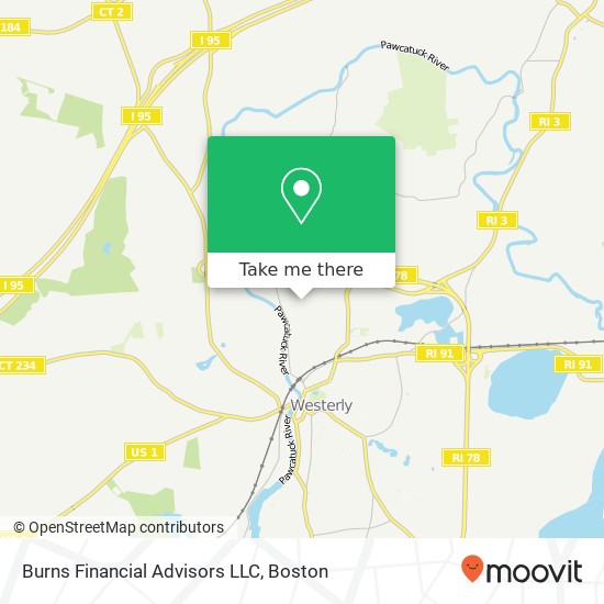 Mapa de Burns Financial Advisors LLC