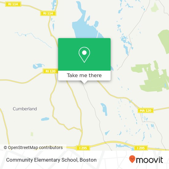 Community Elementary School map